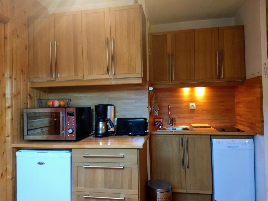 T2 Pour 4 Pers Style Chalet Pied Des Pistes Bolquere Exterior photo